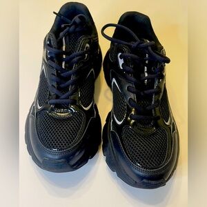 H&M women black sneakers
